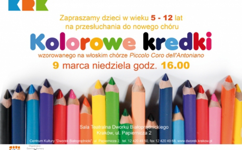 Nowy chór dziecięcy właśnie ogłosił nabór